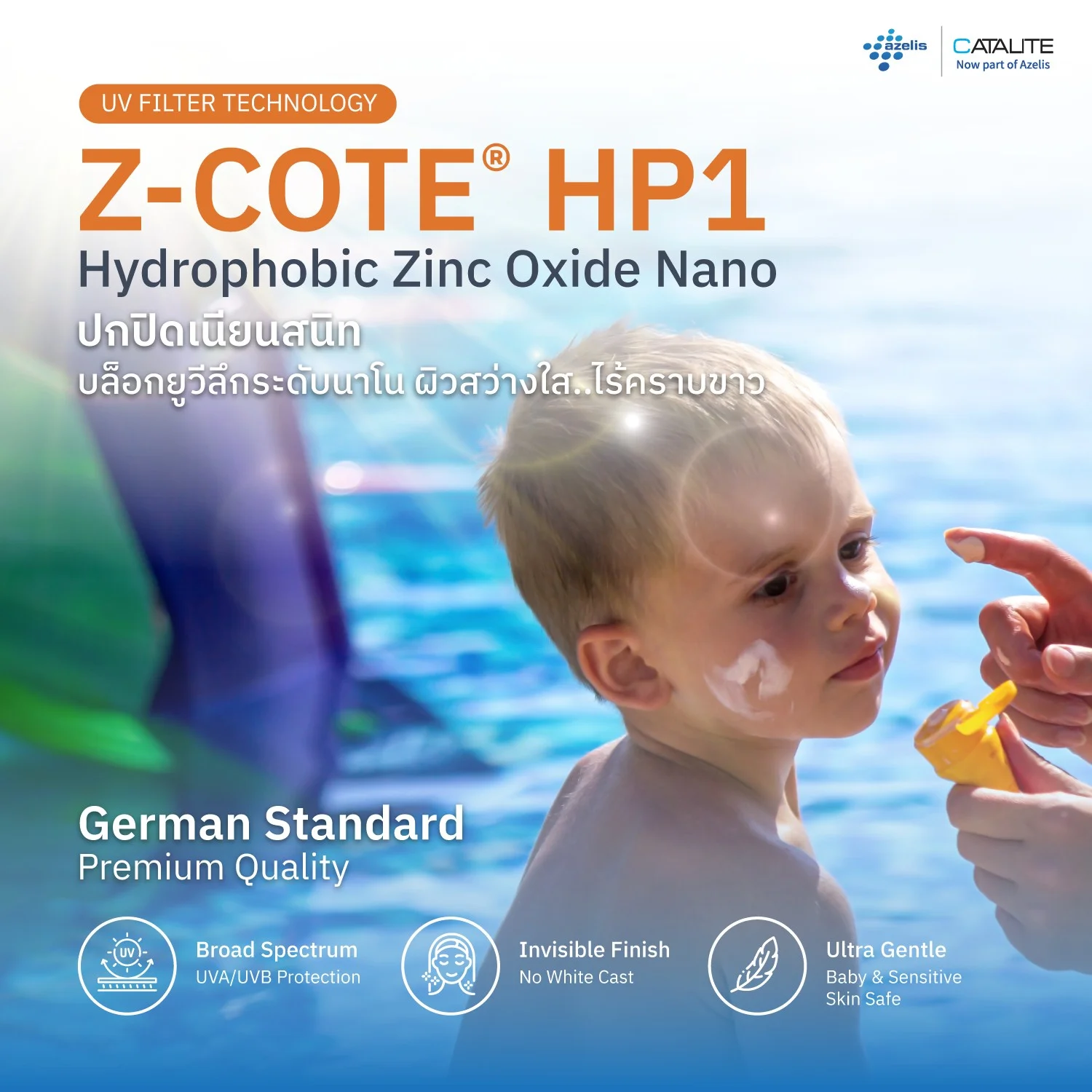 Z-COTE HP1 — Hydrophobic Zinc Oxide Nano